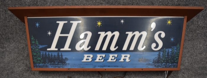 HAMM'S BEER LIGHT UP SIGN