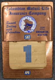 COLUMBIAN MUTUAL LIFE INS CO DISPLAY CALENDAR