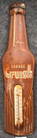 ORANGE CRUSH BOTTLE THERMOMETER