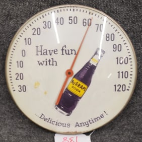 NU GRAPE SODA THERMOMETER