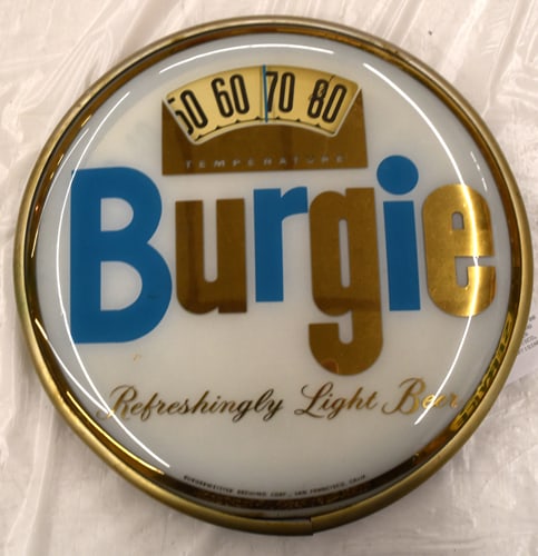 BURGIE BEER  THERMOMETER (1 of 3)