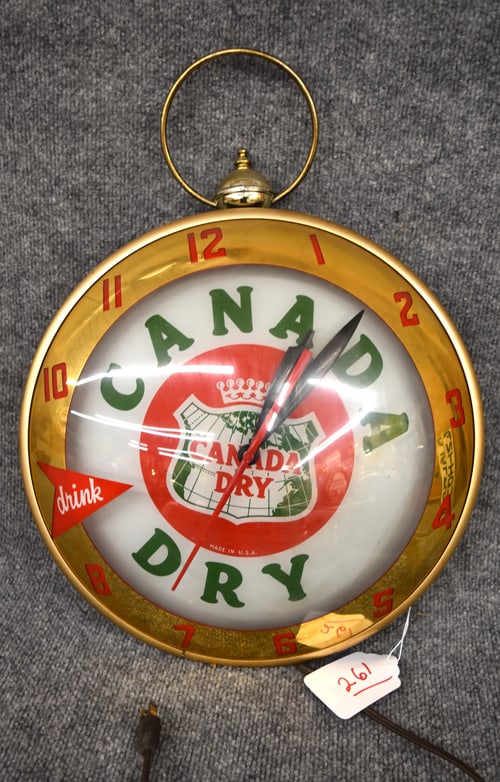 CANADA DRY DOUBLE BUBBLE CLOCK (1 of 4)