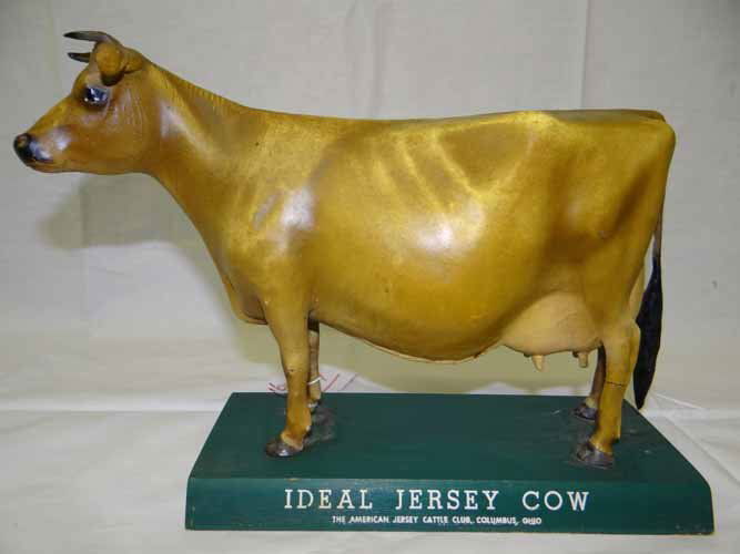 Ideal Jersey Cow: Ideal Jersey Cow by The American Jersey Cattle Club, Columbus, Ohio - 16"L x 11"H x 5"W