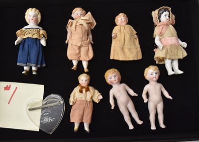 ALL BISQUE & CHINA SMALL DOLLS
