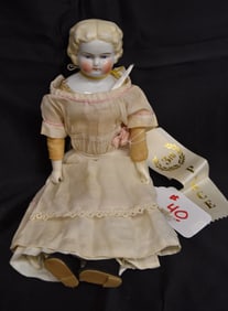 BLONDE CHINA HEAD DOLL