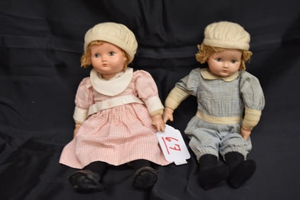 (2) F & B DOLLS