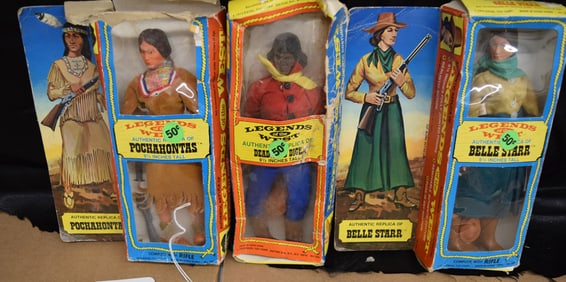 (3) LEGENDS OF THE WEST FIGURES
