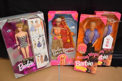 (4) 1990'S BARBIES