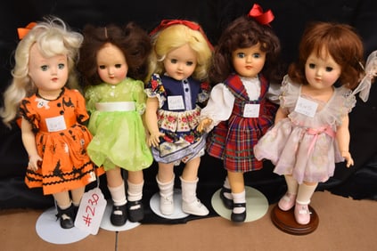 (5) IDEAL DOLLS