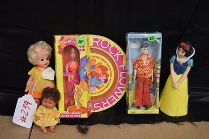 (5) MISC. DOLLS & FIGURES