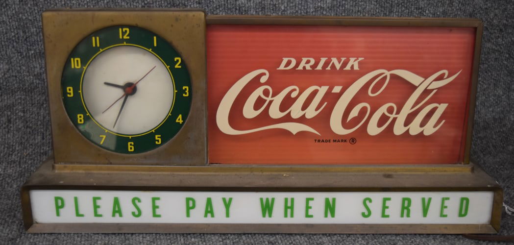 COCA-COLA CLOCK (1 of 4)