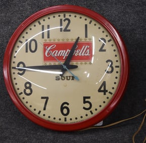CAMPBELL'S SOUP CLOCK