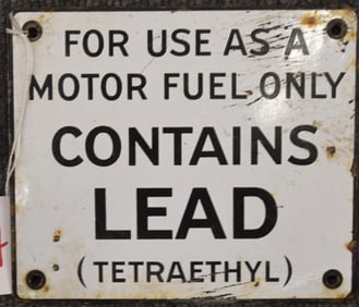 CONTAINS LEAD SIGN