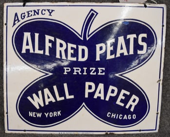 ALFRED PEATS SIGN