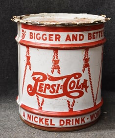 PEPSI-COLA SYRUP DRUM