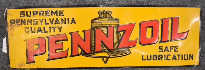 PENNZOIL SIGN