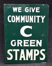 GREEN STAMPS SIGN