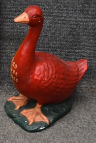 RED GOOSE SHOES STATUE
