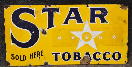 STAR TOBACCO SIGN