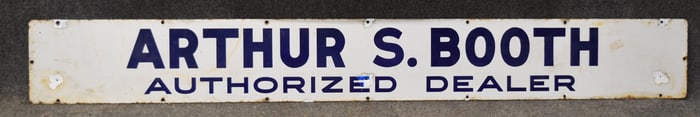 ARTHUR BOOTH SIGN