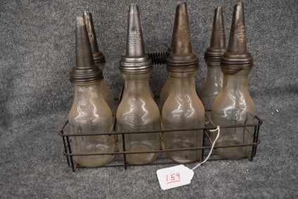 METAL OIL BOTTLE RACK