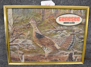 GENESEE BEER AND ALE SHADOW BOX LIGHT UP