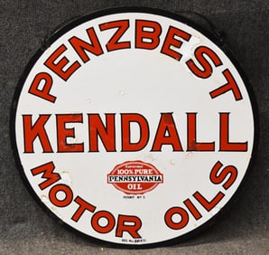 KENDALL PENZBEST MOTOR OIL SIGN