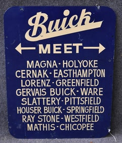 BUICK MEET DBL SIDED SIGN