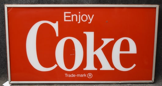 1970'S "ENJOY COKE" SIGN