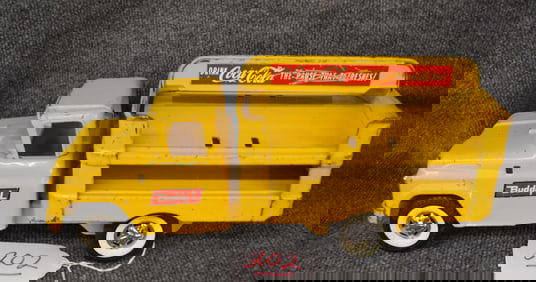 COCA COLA BUDDY L TOY 1950'S DELIVERY TRUCK