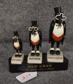 OLD CROW ADVERTISING PLASTIC DISPLAY