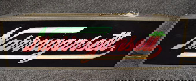 NARRAGANSETT LIGHT UP SIGN