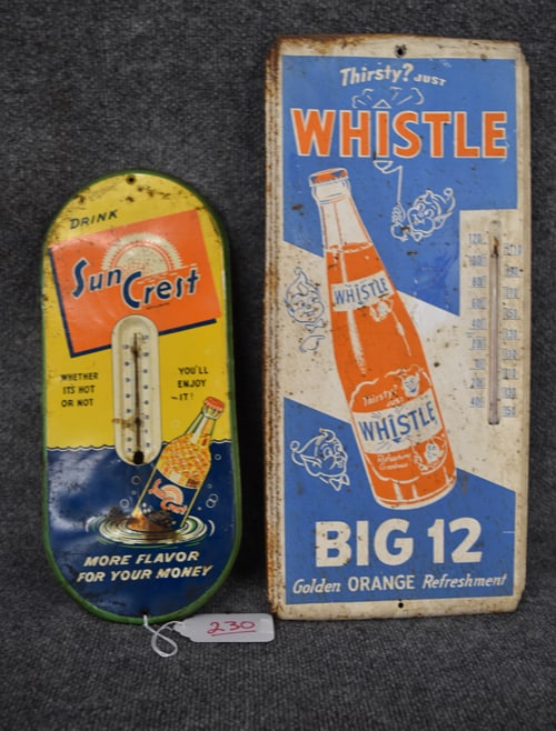 WHISTLE & SUN CREST THERMOMETERS (1 of 4)
