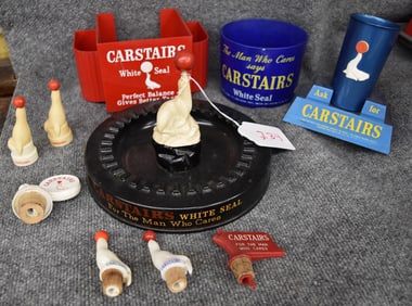 PLASTIC CARSTAIRS ADVERTISING ITEMS