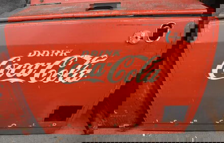 COCA COLA LARGE DOUBLE COOLER BY WESTINGHOUSE