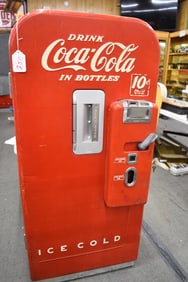 COCA-COLA 10 CENT SODA MACHINE