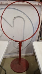 MOBILOIL LOLLIPOP SIGN HOLDER & BASE