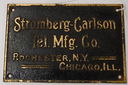 STROMBERG-CARLSON TEL. SIGN