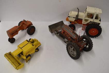 (4) TOY TRACTORS