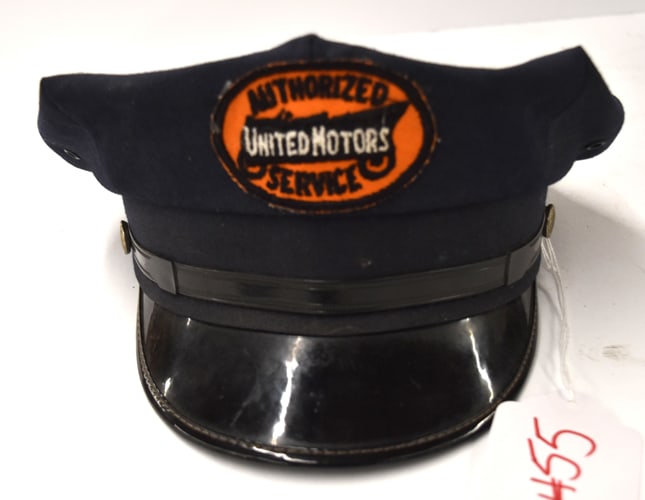 UNITED ATTENDANT CAP: UNITED MOTOR SERVICE GARAGE ATTENDANT CAP