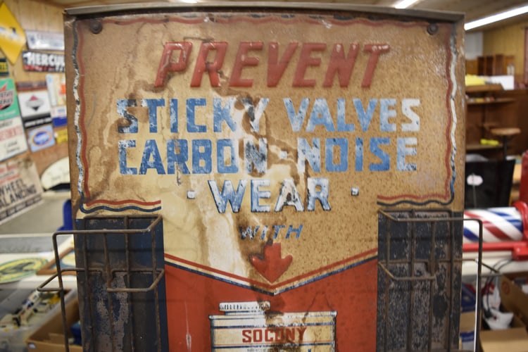 SOCONY DISPLAY RACK - 4