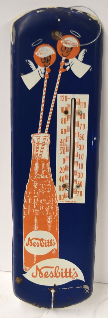 NESBITT'S THERMOMETER: 6062-356 NESBITT'S ADVERTISING THERMOMETER