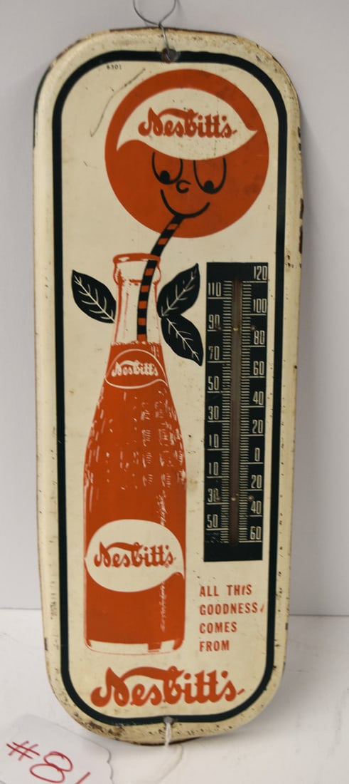 NESBITT'S THERMOMETER: NESBITT'S ADVERTISING THERMOMETER