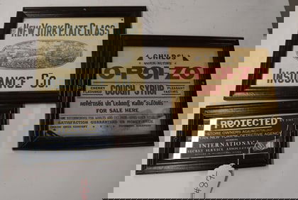 (3) VINTAGE ADVERTISING ITEMS