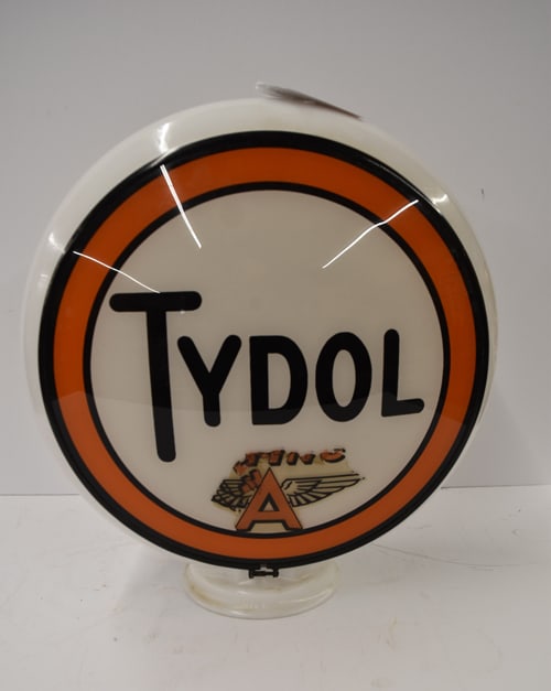 TYDOL GAS GLOBE: TYDOL 3 PC GLASS GLOBE