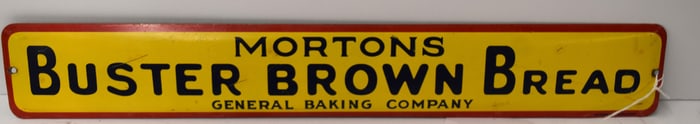 MORTONS BUSTER BROWN BREAD SIGN