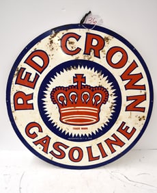 RED CROWN GAS SIGN