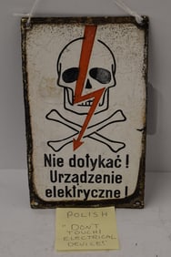 POLISH WARNING SIGN