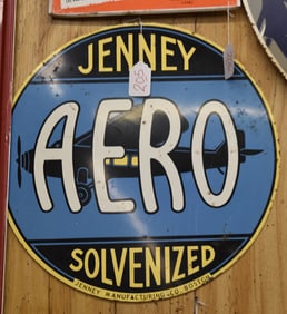 CONTEMPORARY JENNEY AERO GAS SIGN