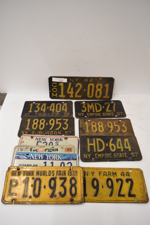 GROUPING OF LICENSE PLATES (1 of 3)